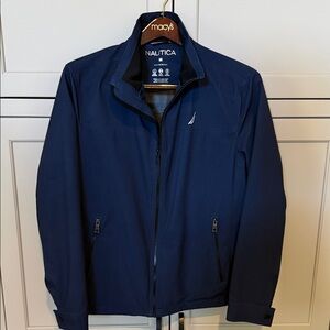 Nautica Men's Dark Blue Windbreaker